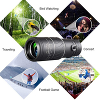 40x60 Monocular Telescope HD Optics BAK4 Night Vision Monocular Portable High Power Telescope For Hunting Bird Watching