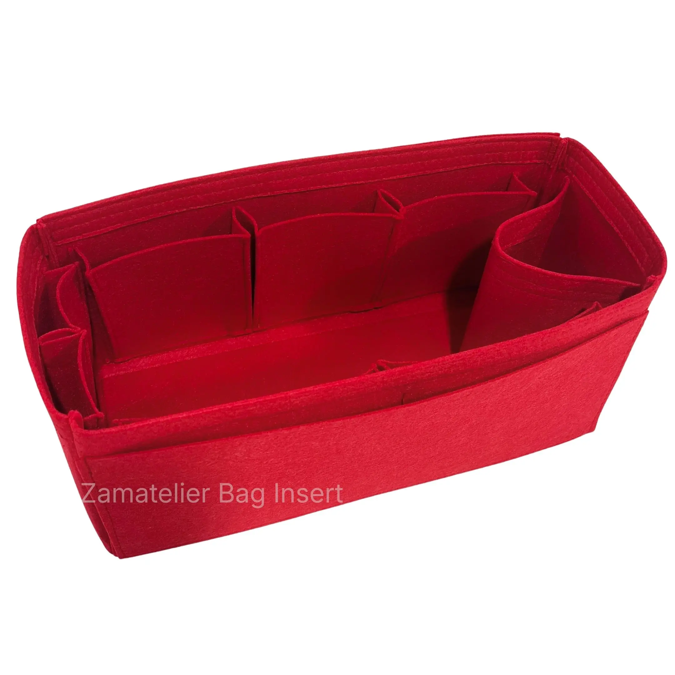 Felt Purse Organizer Insert for L.V. Keepall 25/35/45/50/55/60, Bag Liner for Tote Shopping Bag Shaper with Zipper Pocket Shaper