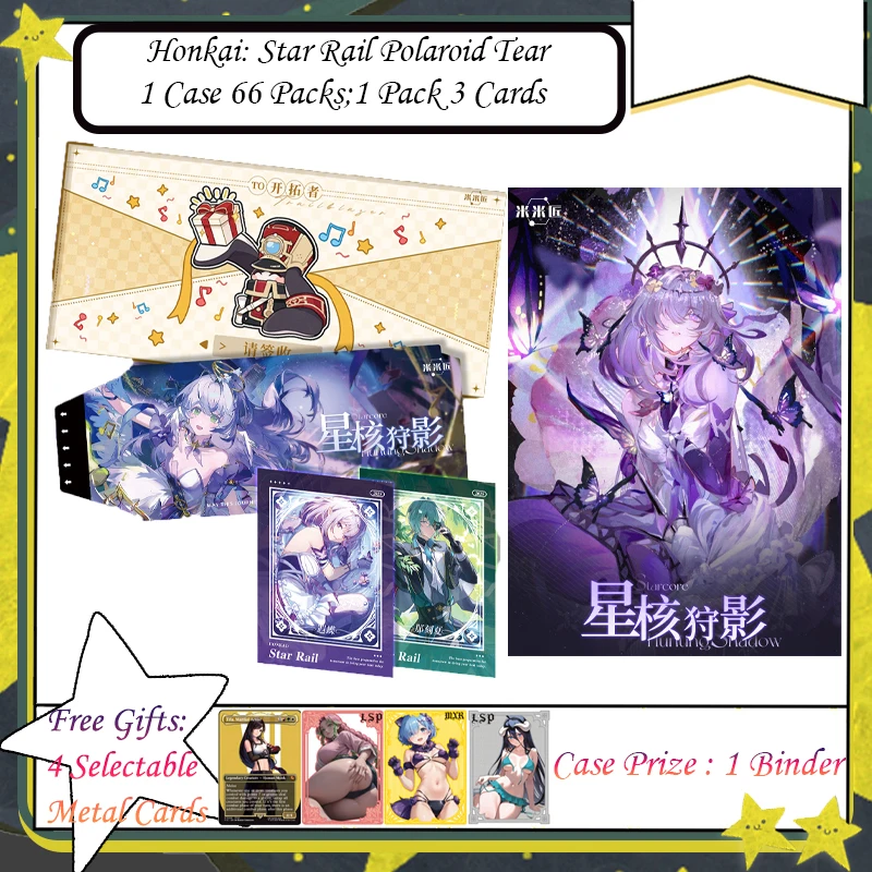 

Honkai Star Rail Polaroid Tear Card Anime Game Genshin Impact TCG Card Collapse Game Trading Collectible Cards Toys Gifts