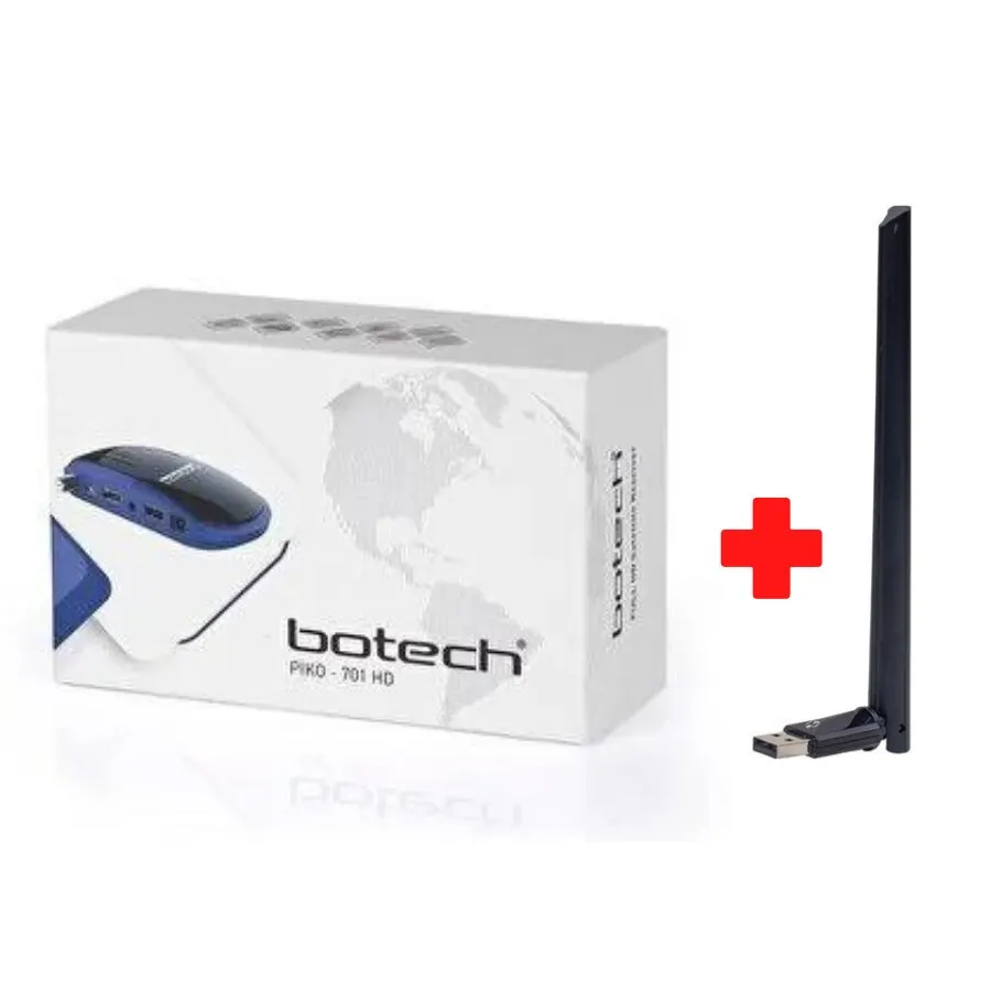 Botech Piko 701 Full Hd Mini Satellite Receiver Funcam 1 year HDMI USB 2.0 Port DVB-S /DVB-S2Compatible PAL/NTSC Funcam Server