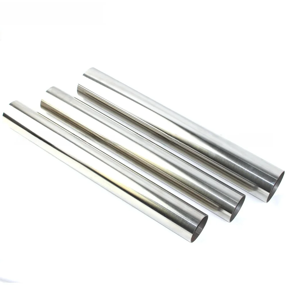 Uitlaatpijp 2mm dik 304 roestvrij staal rechte pijp gelaste pijp 51/63/76mm pijp gelast industriële roestvrijstalen pijp 1PC - afbeelding 2