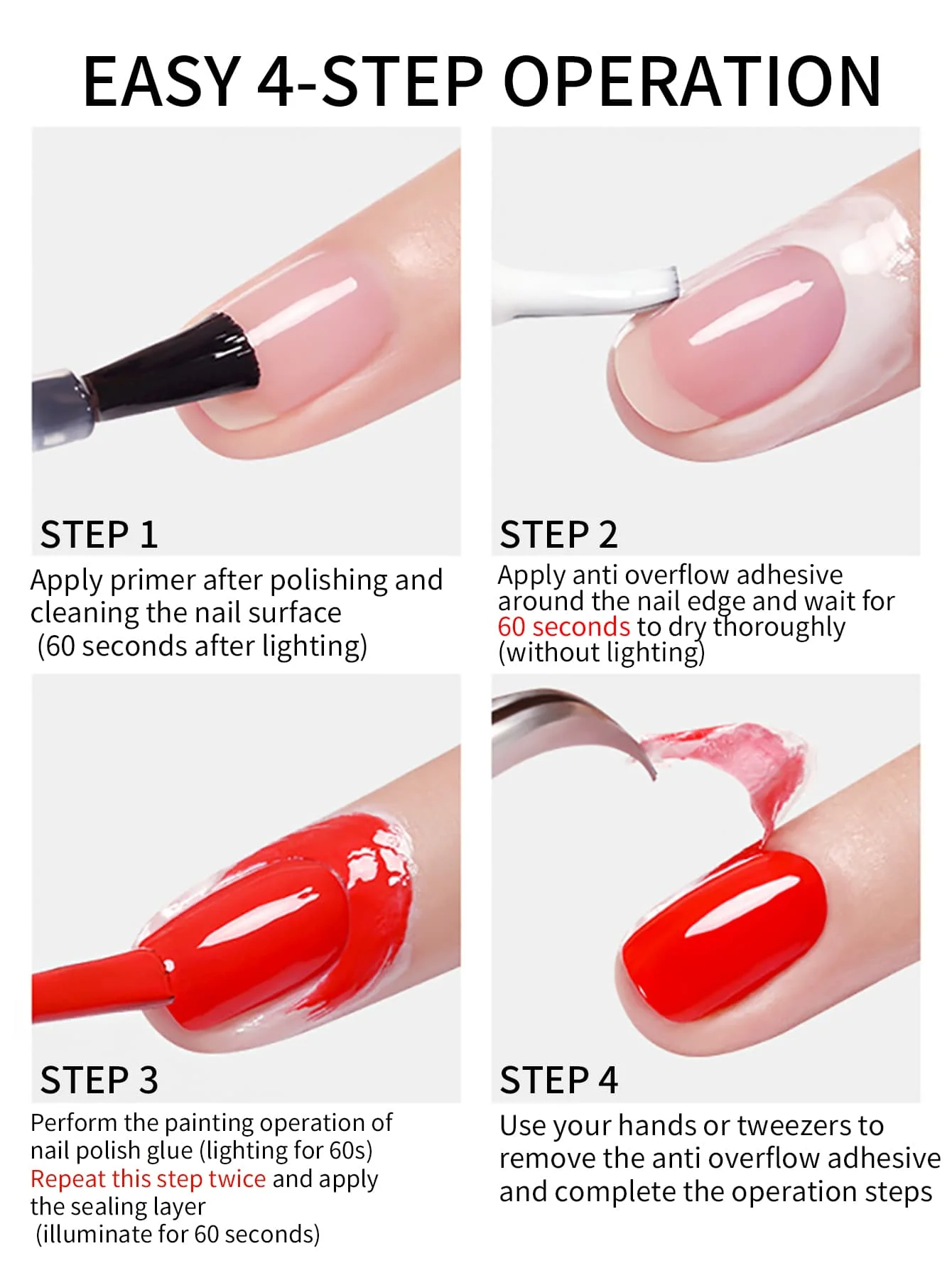 سائل حاجز أظافر قابل للتقشير 7.5 مل - شريط لاتكس مضاد للتدفق لتلميع الأظافر، سريع الجفاف، واقي للبشرة، سهل التنظيف #6