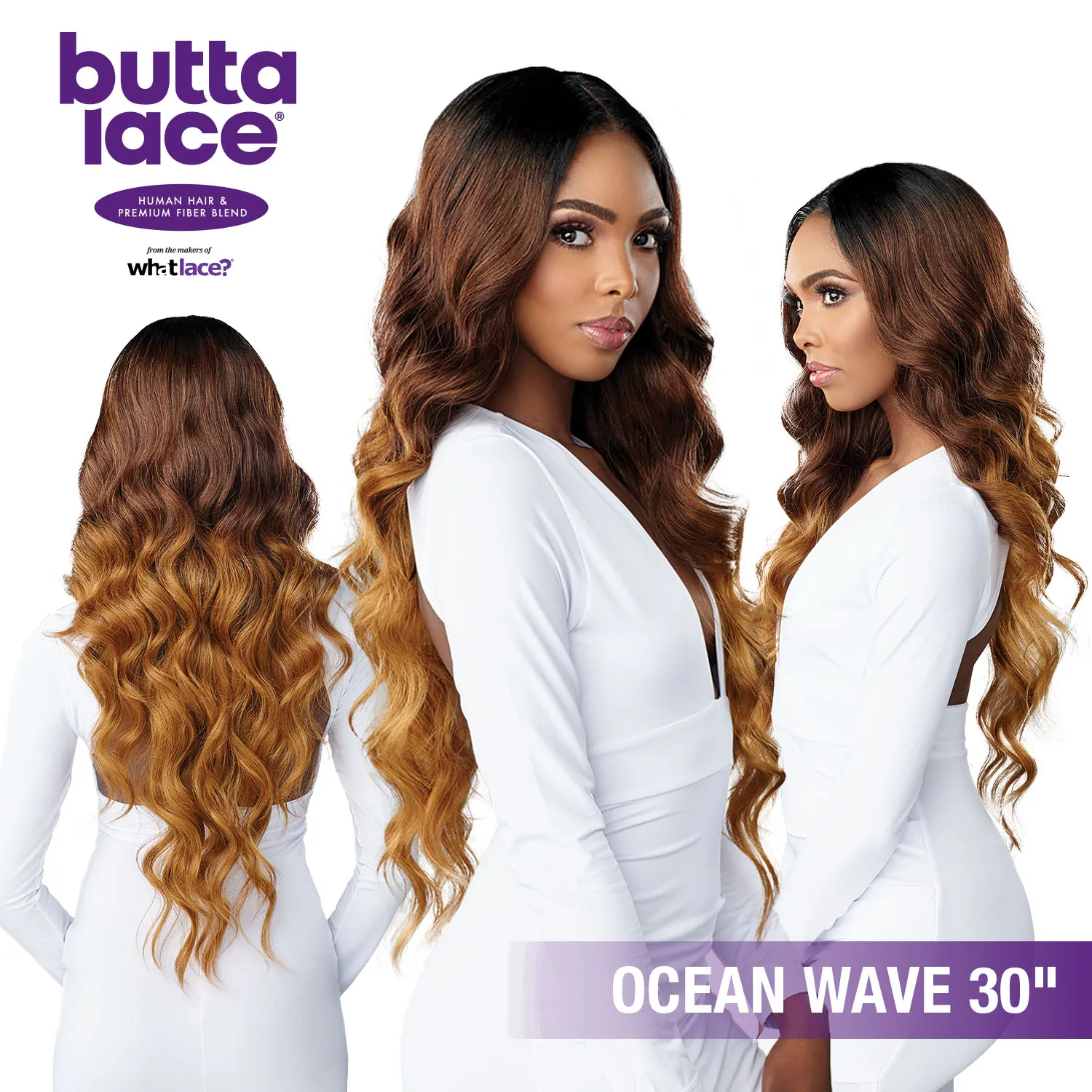 شعر مستعار بدانتيل مموج طبيعي ، شعر مموج طبيعي ، موجات ناعمة ، تناسب مريح ، مزيج عالي الدقة ، 30 بوصة