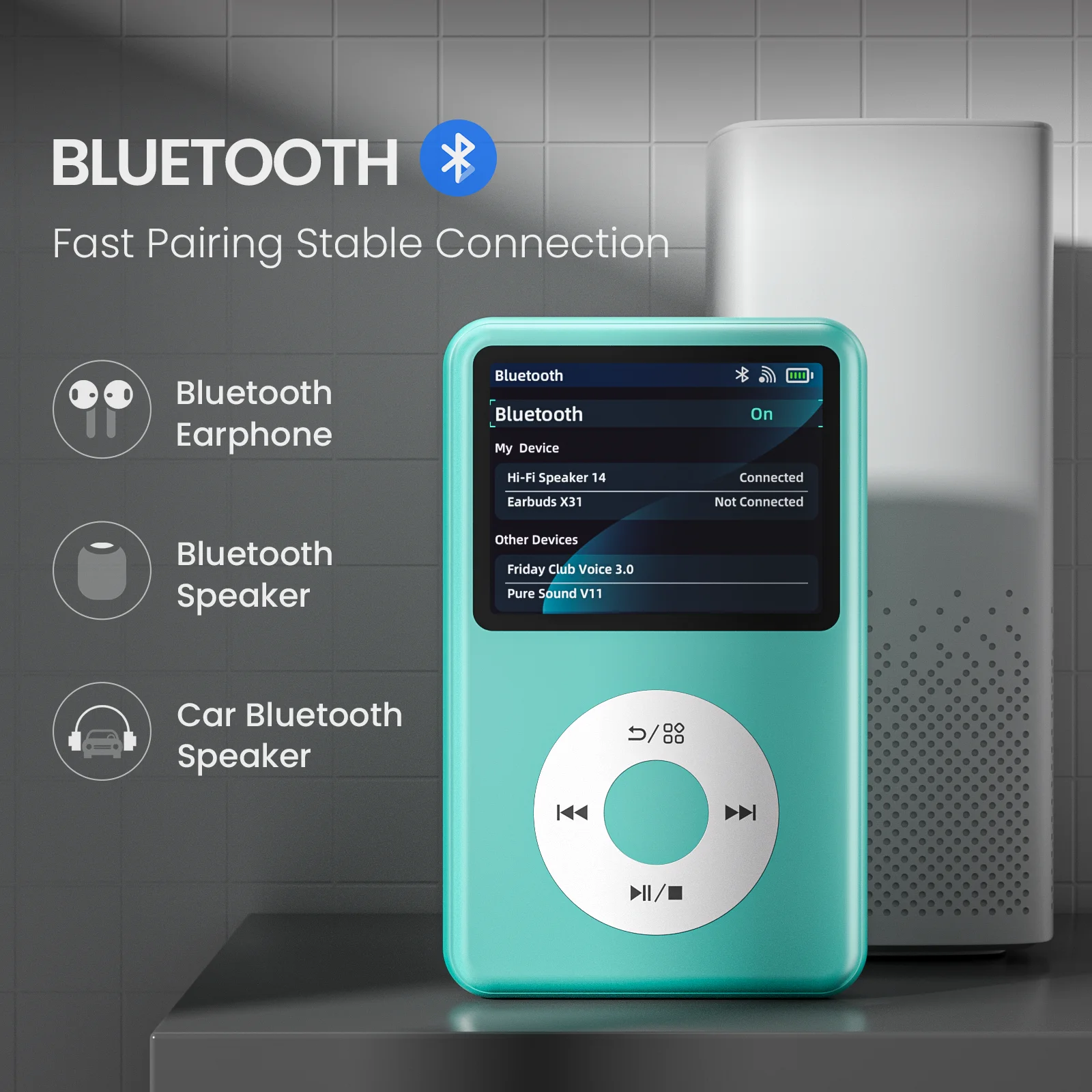 iPod Touch ウォークマン、MP3プレーヤー、Bluetoothスピーカー