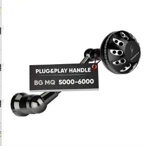 Gomexus Power Handle für Daiwa BG MQ Saltist 1500-8000 Spinngriff 65 mm Angelrollen 8