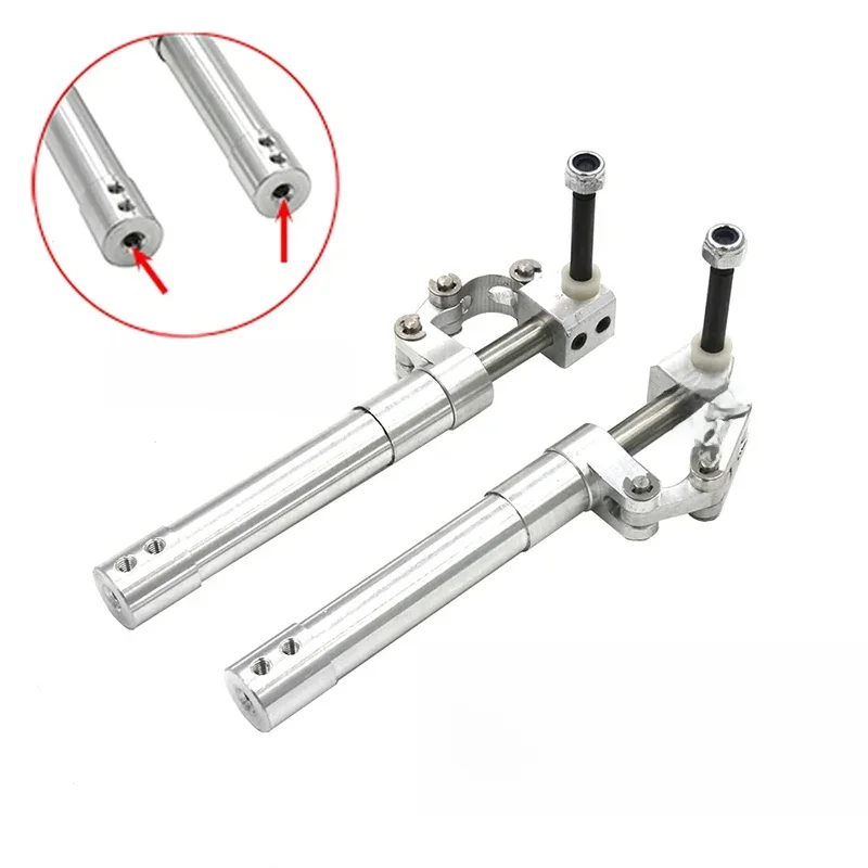 Ein Paar 5 mm Höhe 70 mm bis 170 mm Federrückendämpfung kniendes Fahrwerk einziehbares 3–4 kg RC-Modellflugzeug JET EDF-Flugzeugteil