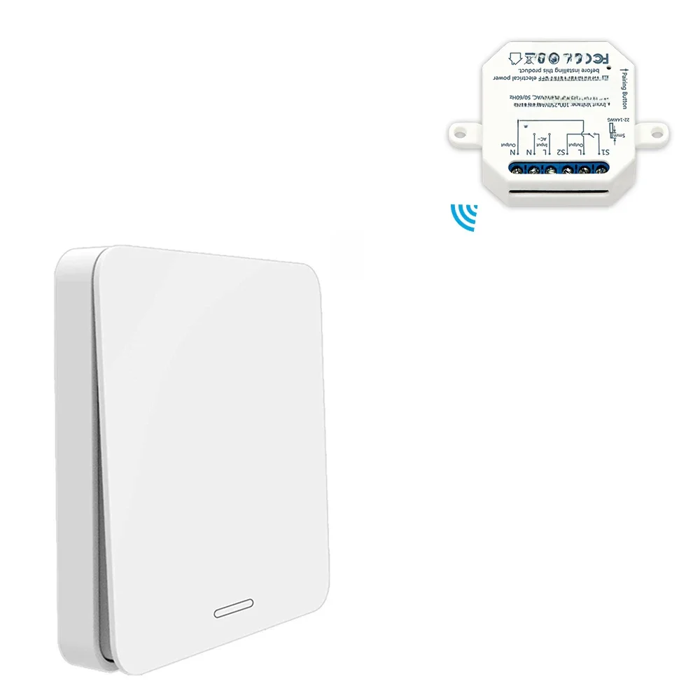 Przełącznik bezprzewodowy lampka ze zdalnym sterowaniem kinetic Self Powered RF 433 panel ścienny bez kabli łatwa instalacja — zdjęcie 2