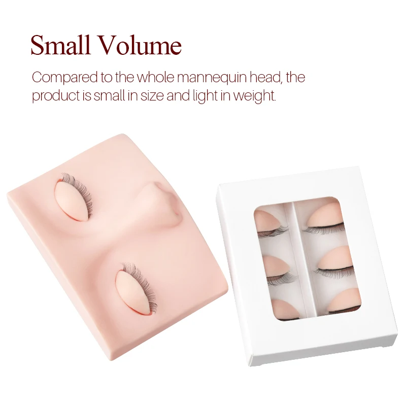 Song Lashes Eyelash Extension Mannequin Head High Quality Practice Tools Close to the Texture of Real Skin Silicone Gel Material