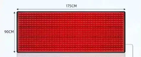 

Triple Chip LED Infrared Light Therapy Mat Large 1400Leds Whole Body Recovery Blanket for Medical Beauty Salon Home Use