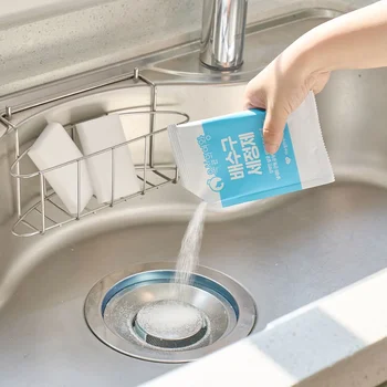 1+1 욕실의여왕 배수구 클리너 (총 8회분) 싱크대 배수관 청소