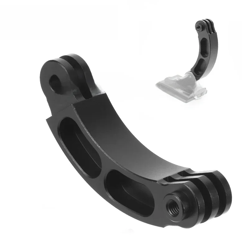 Do akcesoriów Gopro Przedłużenie Selfie Stick Helmet Arm Bracket Mount Zakrzywione aluminium CNC do Go Pro Hero 13 12 DJI Action 4 — zdjęcie 2