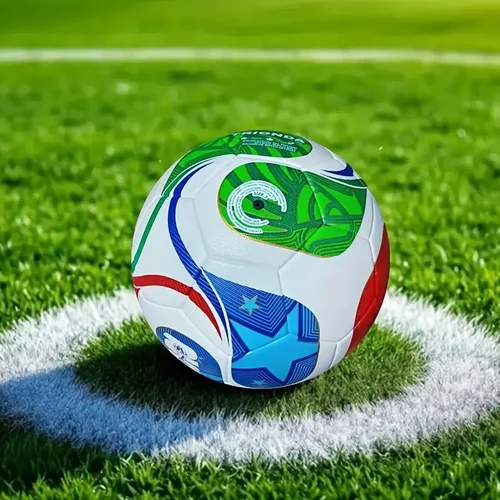 Imagen 2 del producto 2026 Nuevo balón de fútbol – Tamaños 5 – Cubierta de PU suave al tacto, vejiga de butilo duradera, pelota de entrenamiento para jóvenes y adultos para interiores y exteriores