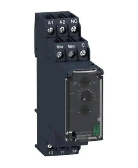 Rm22lg11mr harmonia, relé de controle de nível líquido modular, 8 a, 1 co, 24 ac 240 v ac/dc