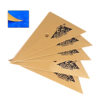 Tofar rodo de canto triangular macio, 5 peças, vinil, envoltório de carro, raspador de tingimento de janela, filme de carbono, instalação de borda, ferramenta de dobra