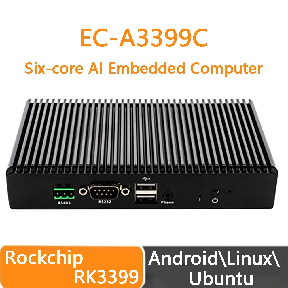 

RK3399 Six-core AI Embedded Computer High-performance 1.8 GHz Mali-T860 Rich External Interfaces Android\Linux\Ubuntu System