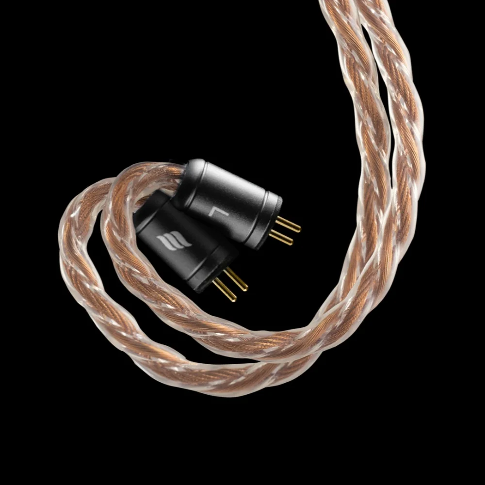 تأثير الصوت التوقيع سلسلة آريس لايت 4 أسلاك سماعة كابل 2Pin 0.78 ConX المهنية IEM سماعة ترقية كابل