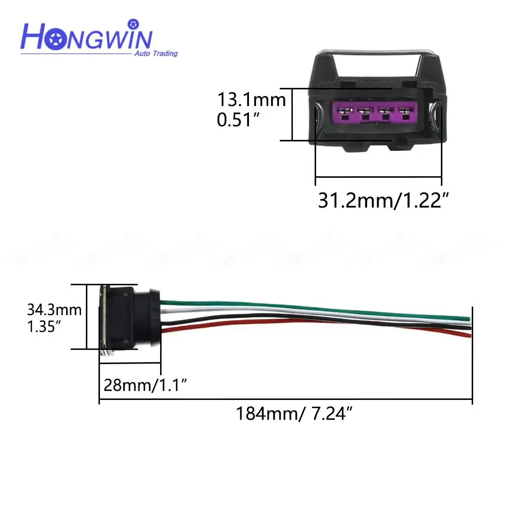 4Pin Ignition Coil Plug Connector Harness For Peugeot 306 405 406 607 Laguna Citroen XM Xantia Xsara ZX XM 9629210680 0221503025