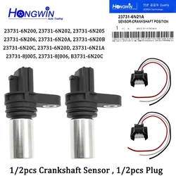 Sensor de posición de cigüeñal y leva, accesorio compatible con Nissan 2.5L 23731-6N202 237316N202 237316N206 23731-6N21A PC464 23731-6N20B 23731-8J005