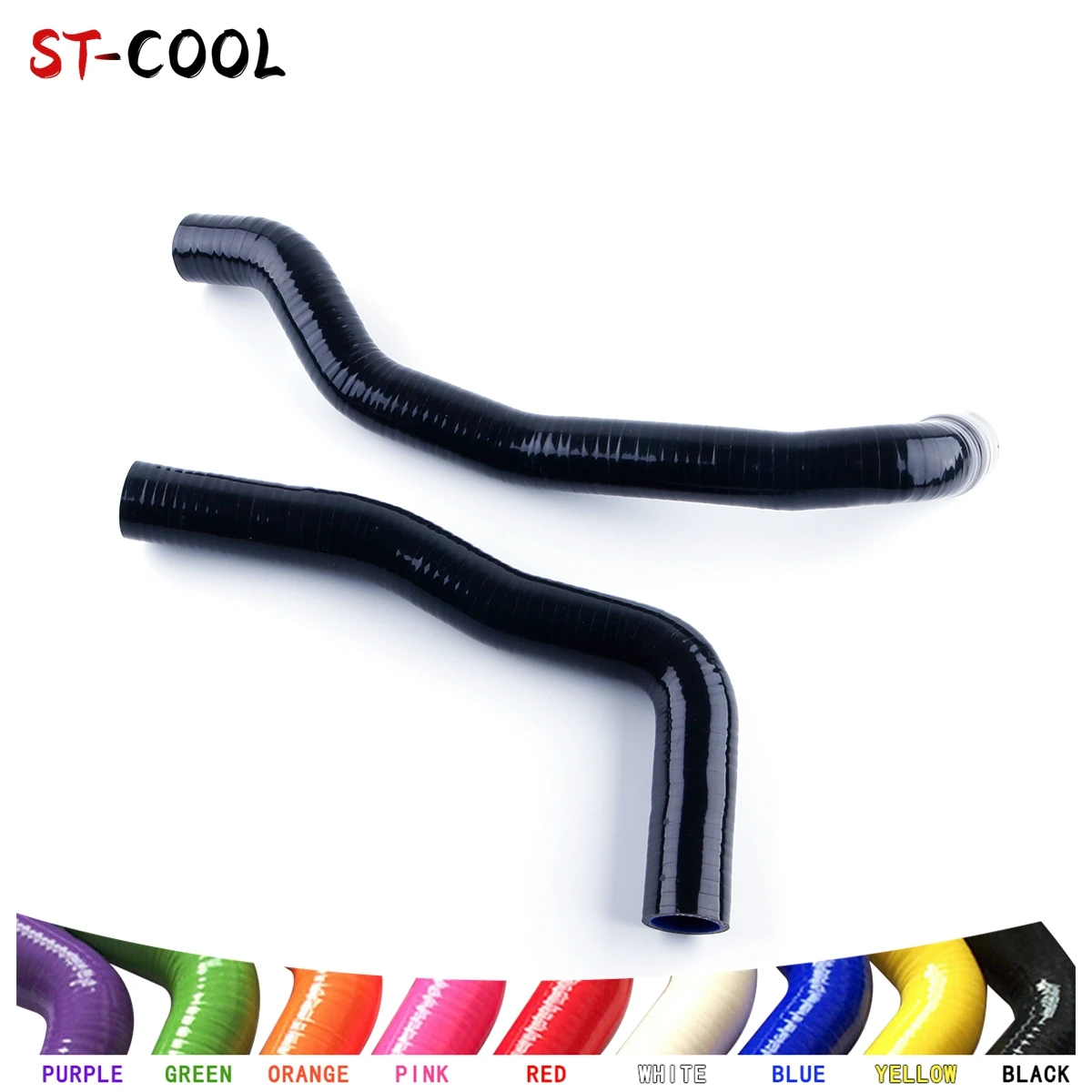 For 1996-2000 Toyota Mark II JZX100 1JZ-GTE 1JZGTE / Chaser Cresta Silicone Radiator Hoses Tubes Kit 2Pcs