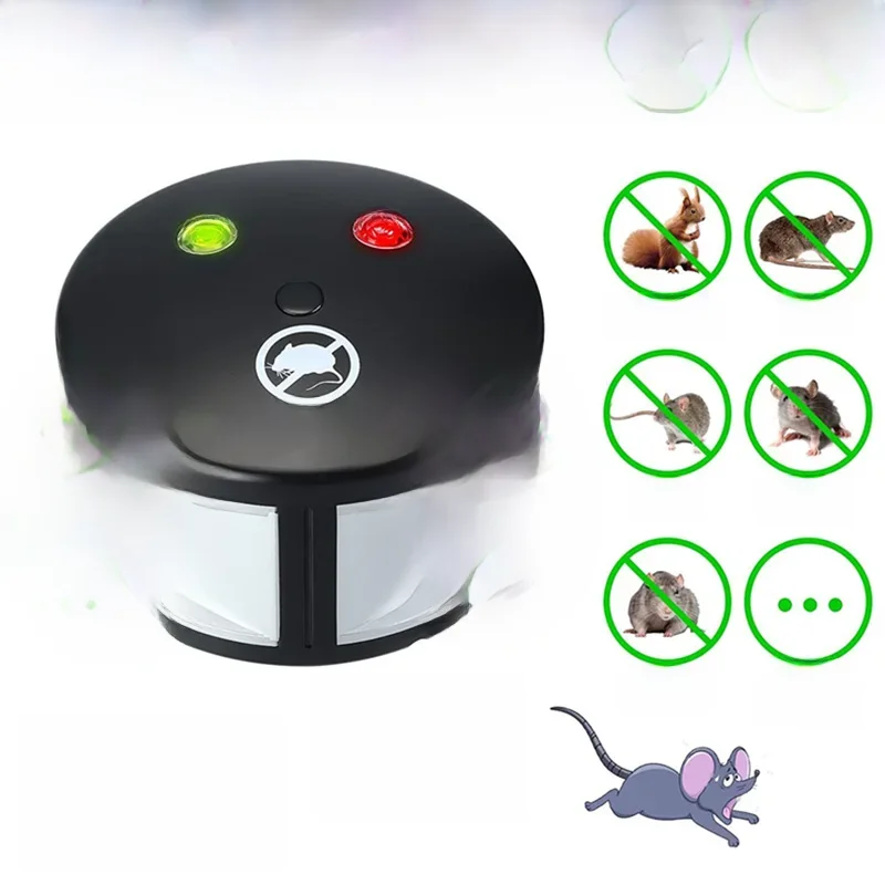 Répulsif à ultrasons pour souris et rats, lutte antiparasitaire électronique, lutte contre les rongeurs, lutte contre les rongeurs, ménage, jardin antiparasitaire