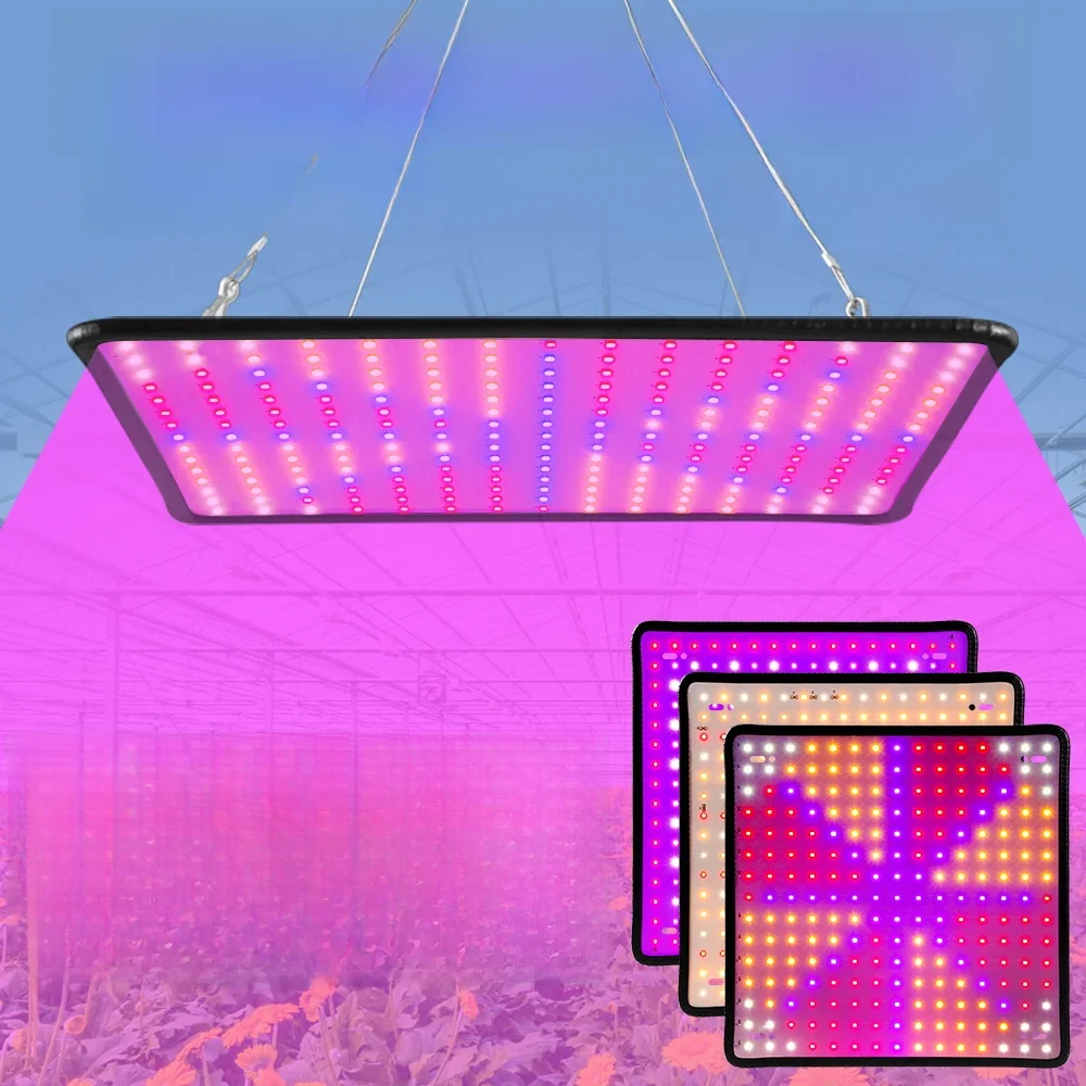 Full Spectrum LED Grow Light Quantum Board Indoor Greenhouse Flower Seeds Vegetable Hydroponic Cultivation Growth Box Plant Lamp