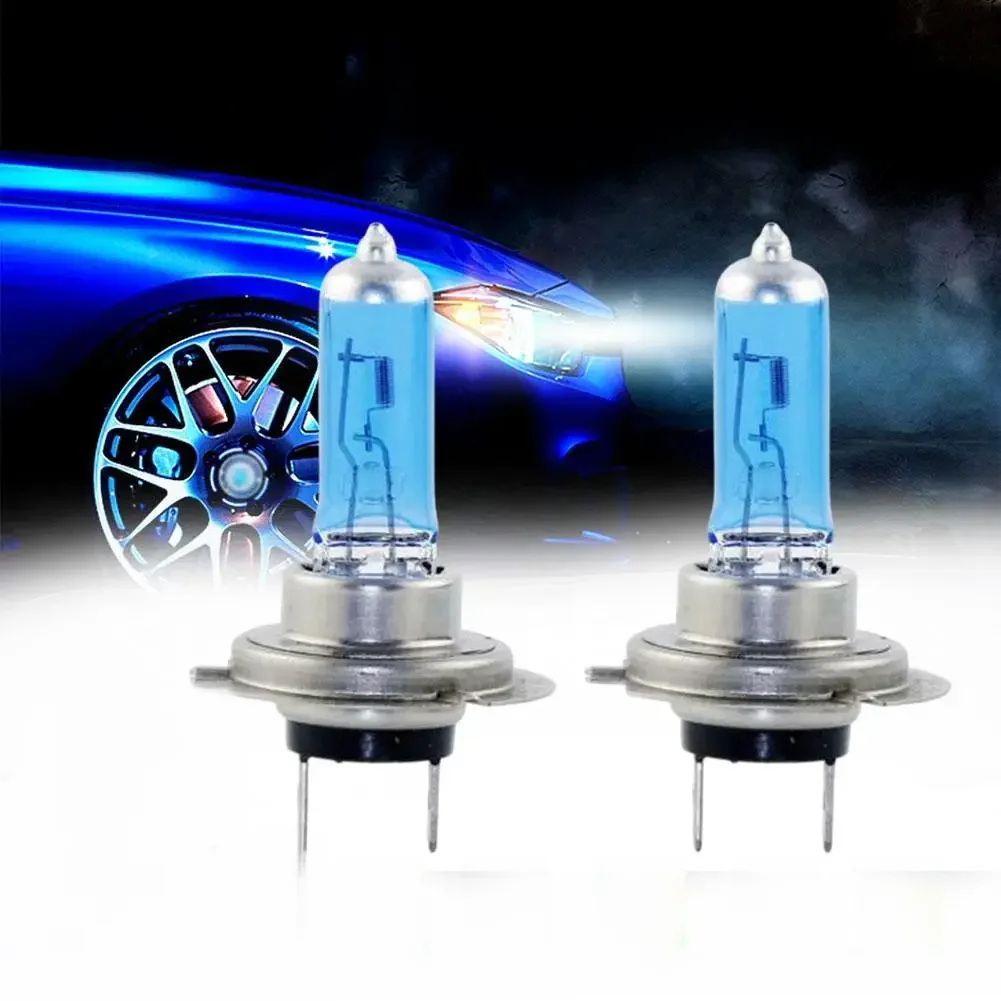 Efeito de luz Xenon Hid Lamp para carro, lâmpada LED H7, 100W, 6000K, 12V, Super White, farol, luz