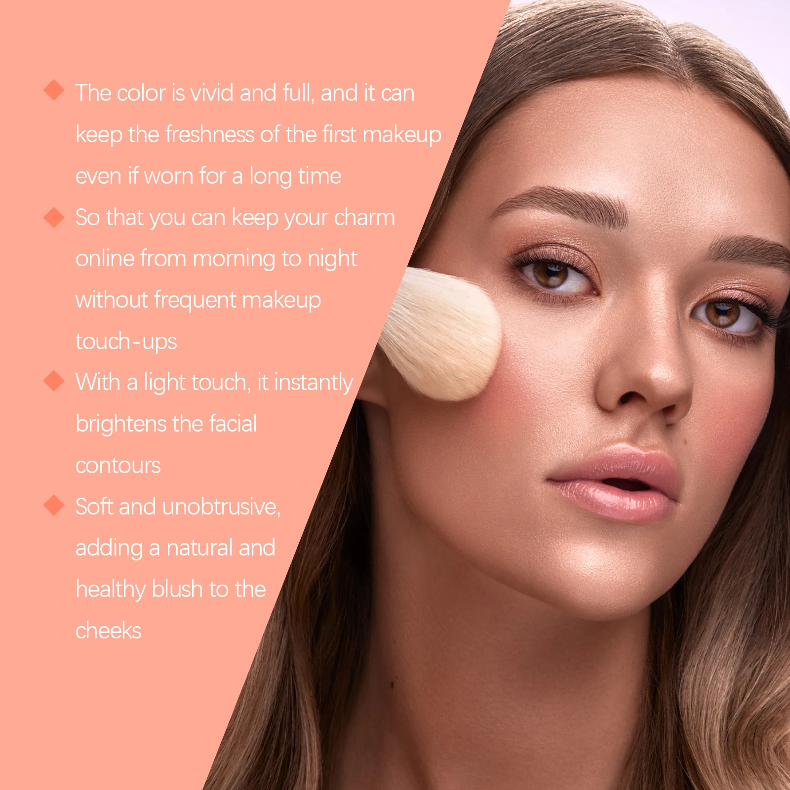 EELHOPE Gezichtsmake-up Blush Herstelt de glans Diep hydraterend Verbeter de elasticiteit van de huid Waterdichte matte gezichtsblushcrème