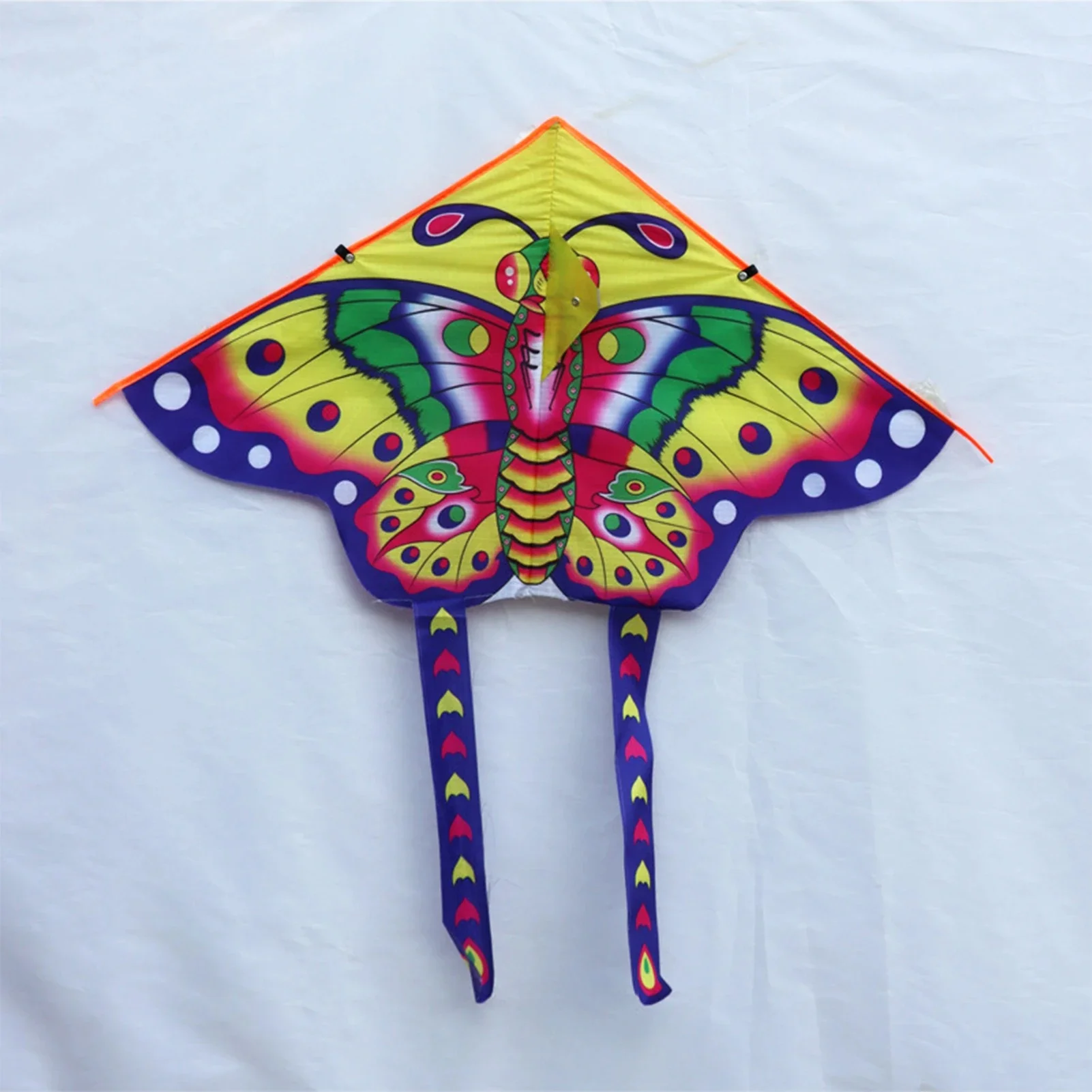 Cerf-volant papillon Delta, grand cerf-volant avec poignée en ficelle de 30m, facile à déplier, famille, jeux de plein air