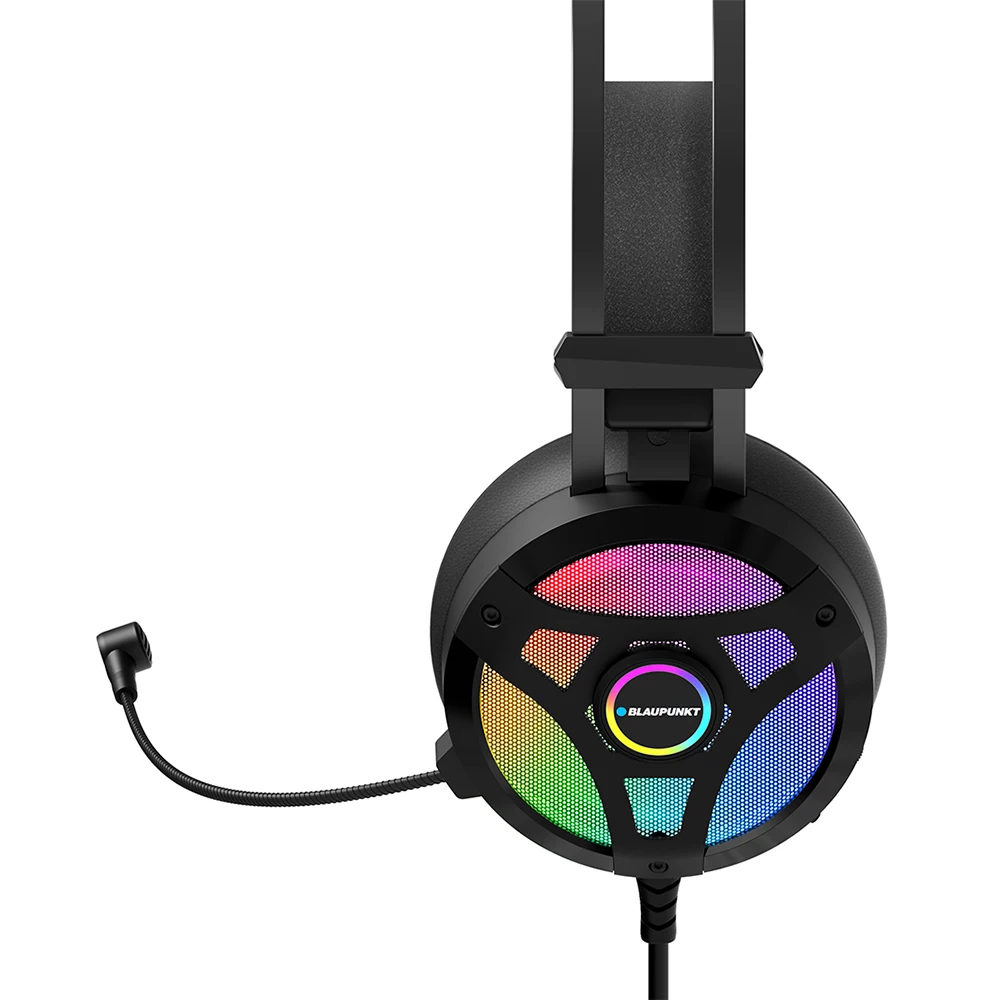 Blaupunkt 7.1 قناة إلغاء الضوضاء الطاقة الاهتزاز RGB سماعة الألعاب BLP-GM501 LED ألعاب الكمبيوتر سماعات صوت غامرة التسليم في نفس اليوم #3