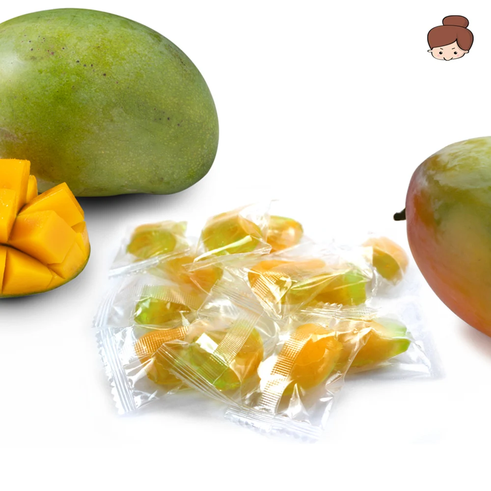 Sweet Sweet Green Mango Jelly 200g ~ 1kg/Individual packaging Green Mango Children's House kindergarten snack sweet jellyfish gus-mi