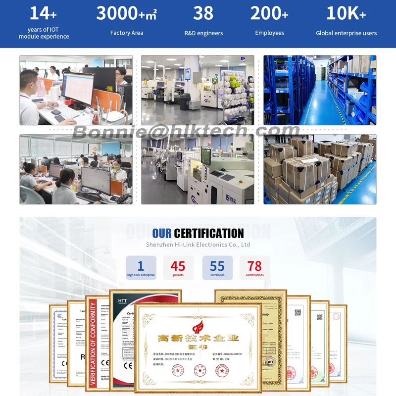 새로운 사람 계산 LD2460 스마트 홈 인간 존재 추적 센서 모션 범위 모듈 HLK-LD2461 썸네일 6