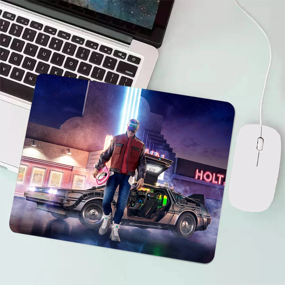 Back to The Future Small Gaming Mouse Pad PC Gamer Keyboard Mousepad Computer Mouse Mat Laptop Carpet Anime Mause pad Desk Mat