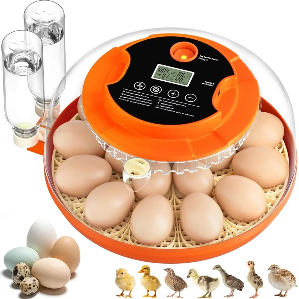 Smart Home Monitor - 18-Egg Smart Incubator with Auto Turning,