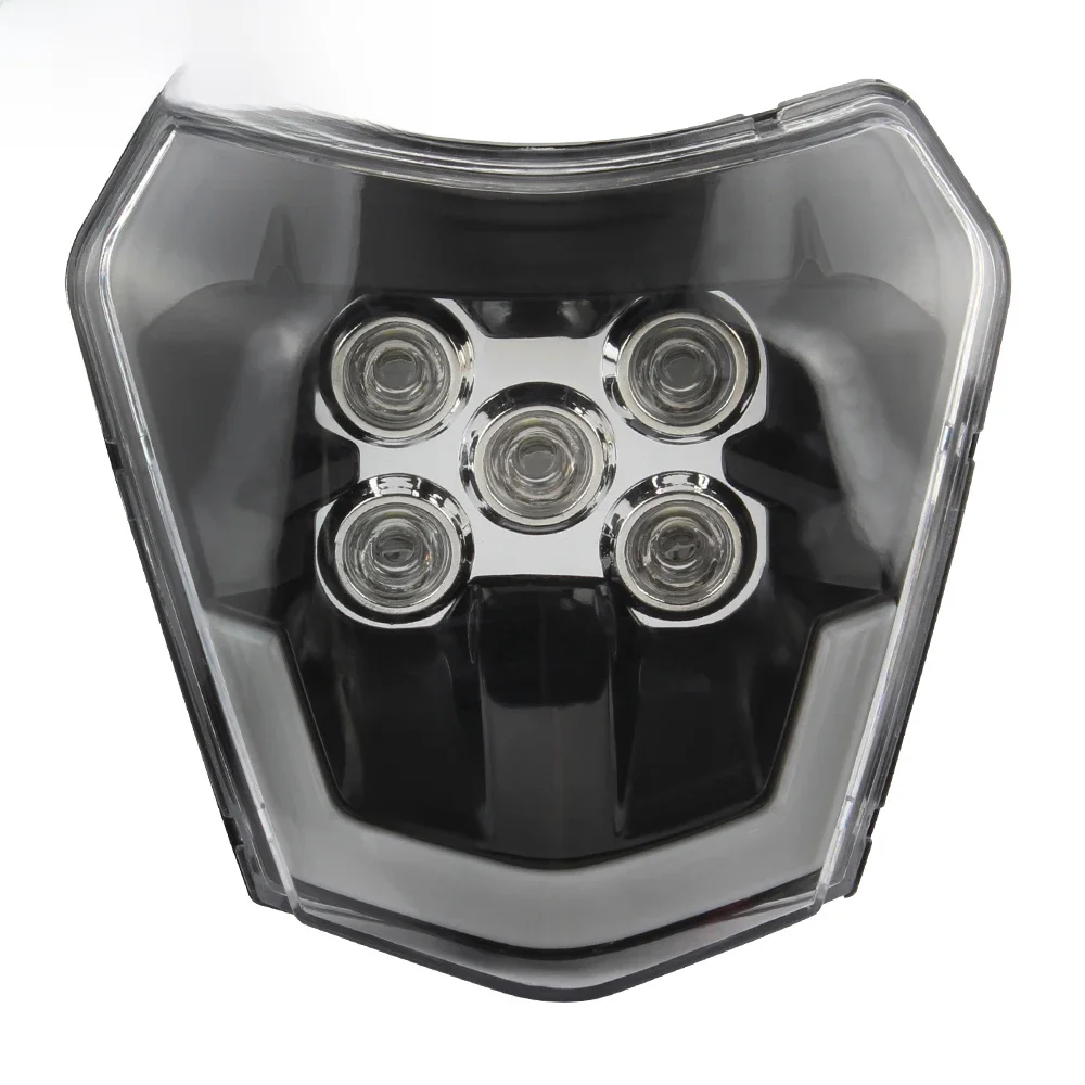 AliExpress PowerMotor For KTM Motorcycle Headlight LED Wick EXC XC SX XC-W 125 250 300 350 450 530 2018-2023 Dirt Bike Enduro Motocross Accessories