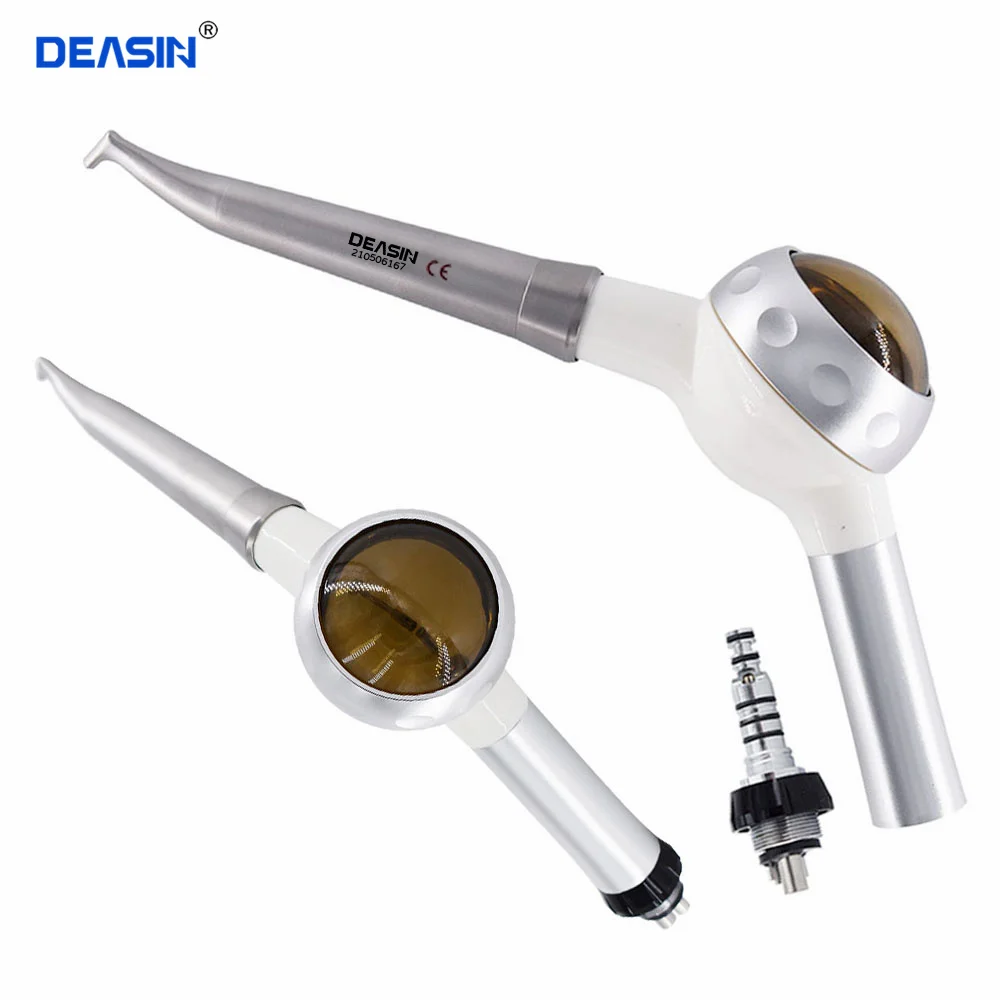 Dental Aluminium Alloy Air Polishing System with 4 holes K type Couplings Air Prophy Unit Polisher Oral Material