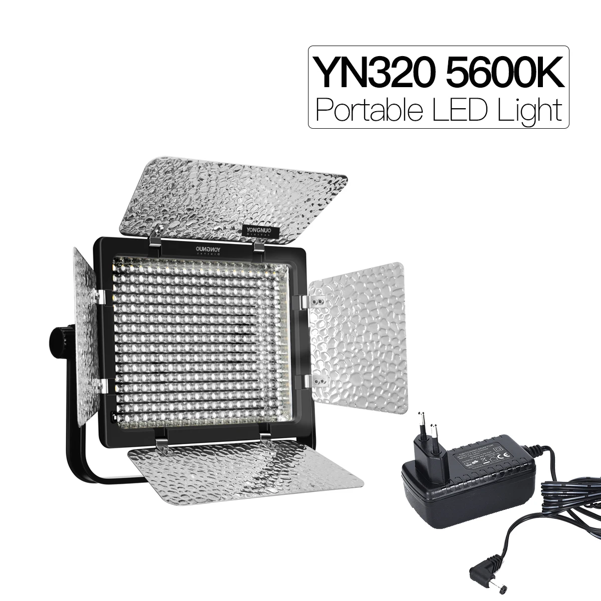 YONGNUO YN320 Professional on-camera LED Video Light APP Control 5500K Battery Kit NP-F750 for Canon Nikon Sony DSLR