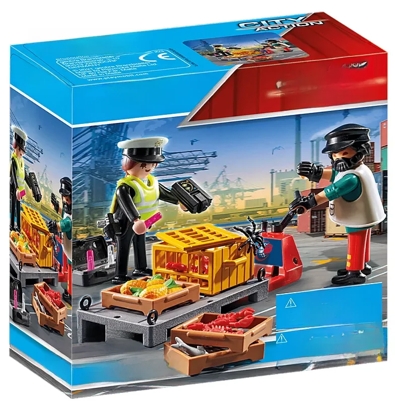 Playmobil Controle Aduaneiro, 70775, original, brinquedos, meninos, meninas, presentes,