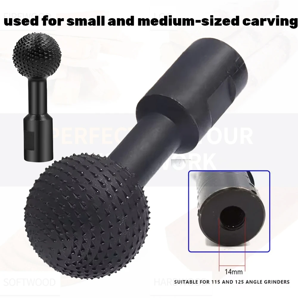 

14 мм сфера, вращающаяся шлифовальная головка, резьба по дереву, полировка, гравировка, сверла, шаровая шлифовальная головка, угловая шлифовальная машина, инструмент