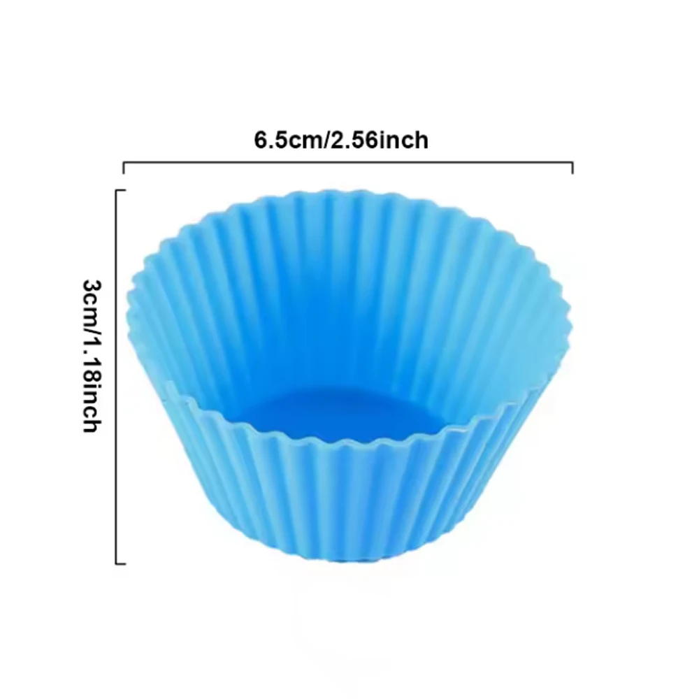 1/6/12/18/24pcs Silicone Cupcake Baking Cups Reusable Non-stickMuffin Cupcake Liners Holders Set For Party Halloween Christmas image 6