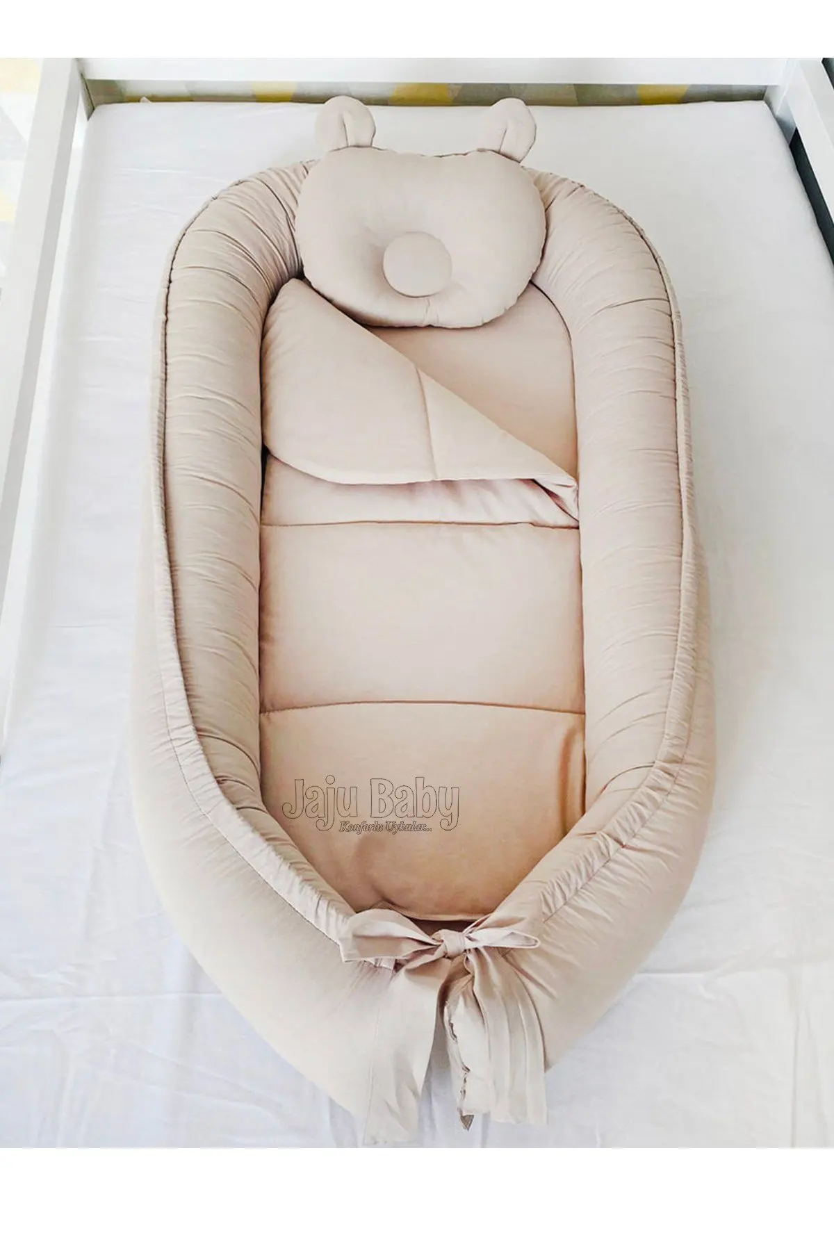 

Handmade Light Brown Design Luxury Orthopedic Babynest