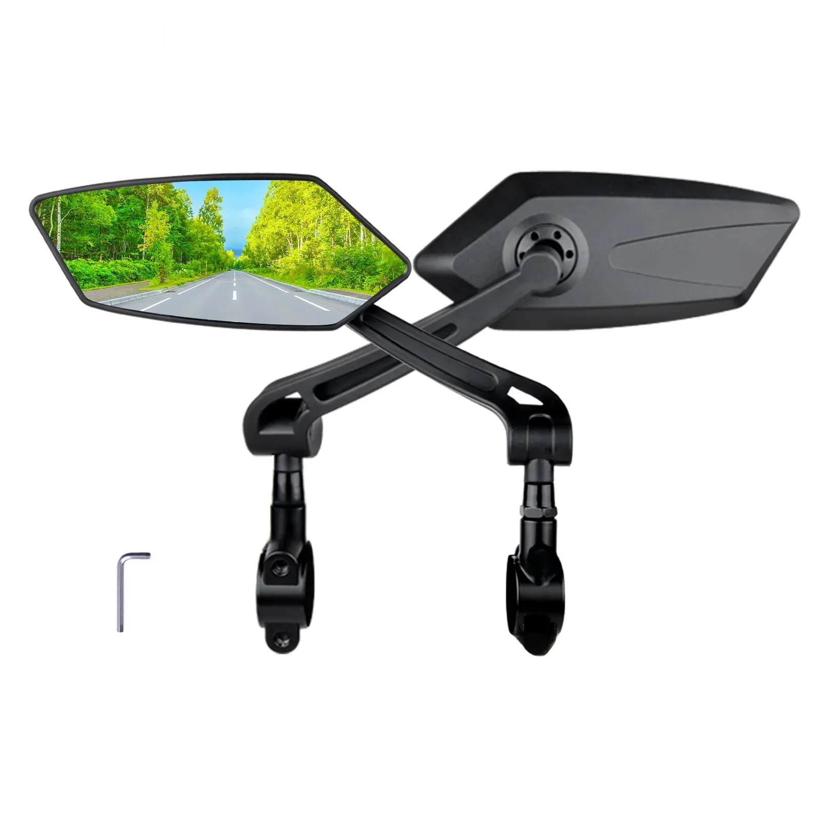 AliExpress EasyDo Bike Rear View Mirror Wide Range 360 Degree Rotate Reflector for MTB Bicycle Flexible Safety Sight Cycling Accessories