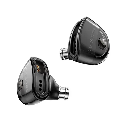 TWISTURA D-MINOR 듀얼 마그네틱 다이나믹 드라이버 IEM HiFi 이어폰, 고순도 무산소 구리 실버 도금 케이블, 10mm