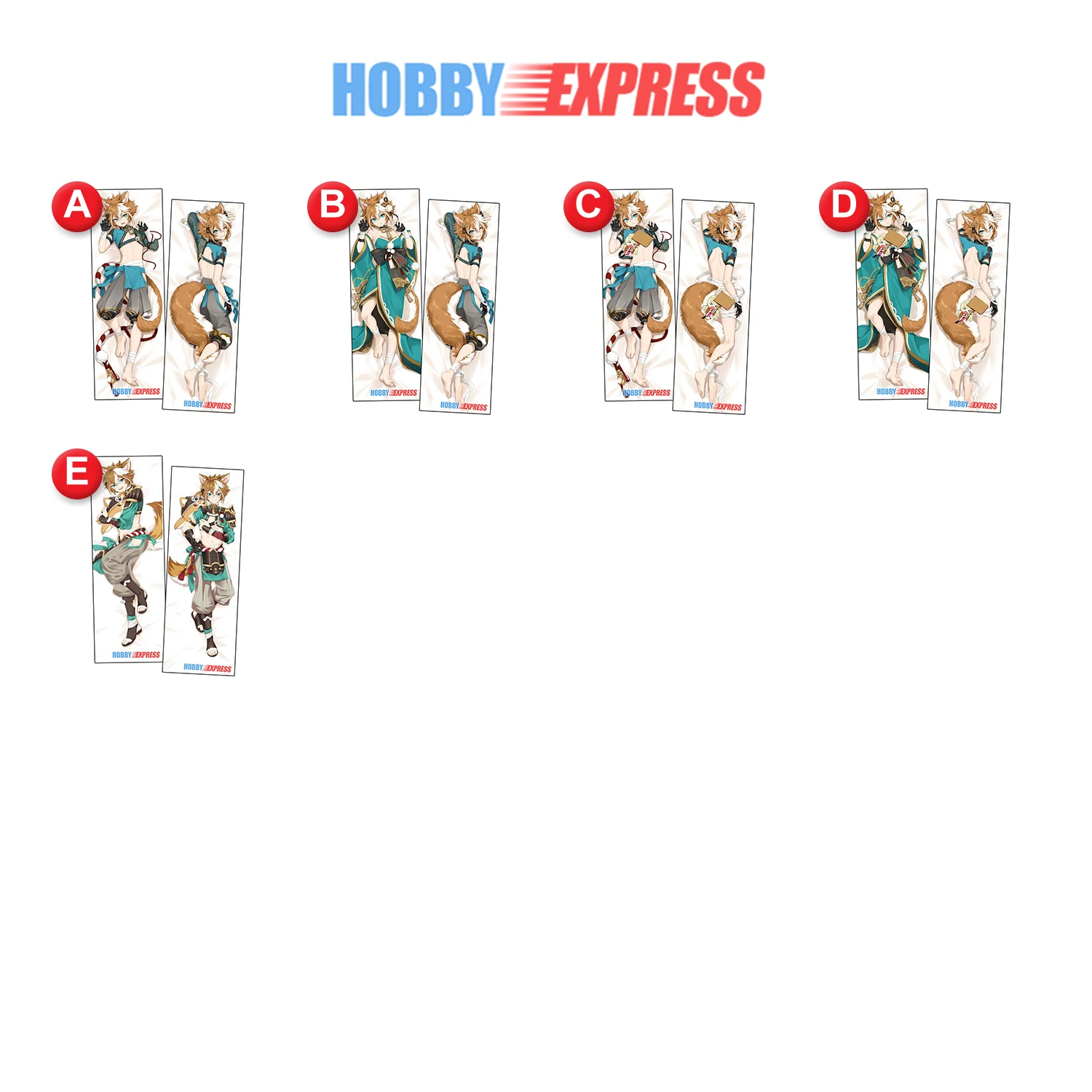 Hobby Express Anime Dakimakura Japanese Otaku Waifu Life Size Hugging Body Pillow Cover Case Doublesided Genshin Impact Gorou