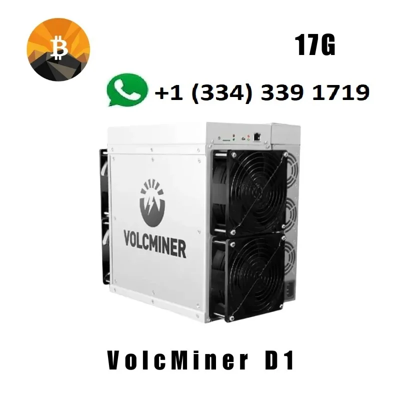 PP 놀라운 거래 5개 구매 시 3개 무료 증정!! Volcminer D1 17Gh 3900W LTC 라이트코인 DOGE Dogecoin Bellscoin BEL 광부 새로 출시