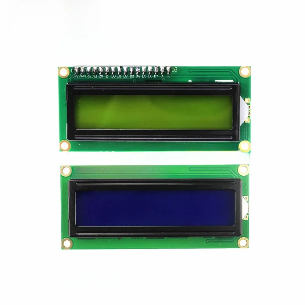 1602 moduł LCD niebieski/żółty tło Green Screen z IIC/I2C 16x2 moduł podświetlenie LCD LCD-1602 + I2C IIC 5V do zestawu arduino DIY — zdjęcie 2