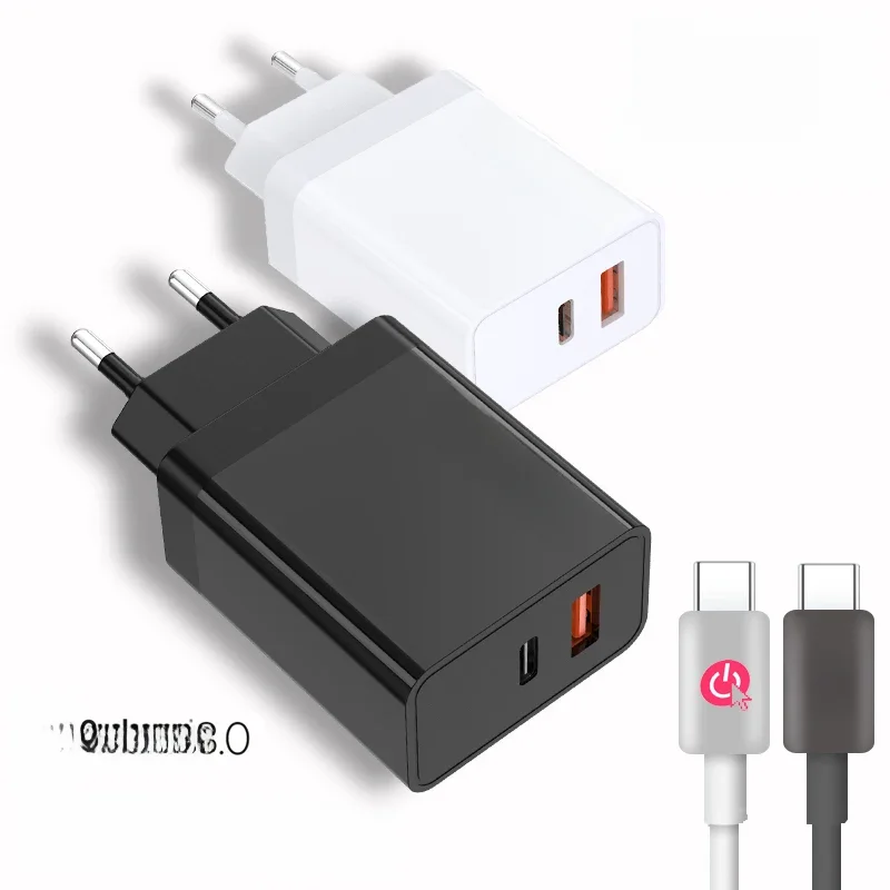 Niucom-carregador de parede 36w, qualcomm 3.0, carregamento rápido, universal para celular, dual usb