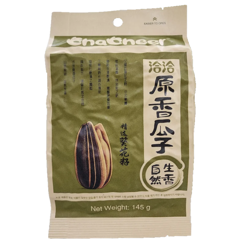 ChaCha Sunflower seed 145g / 2 bags of savory flavor + 2 bags of spicy flavor