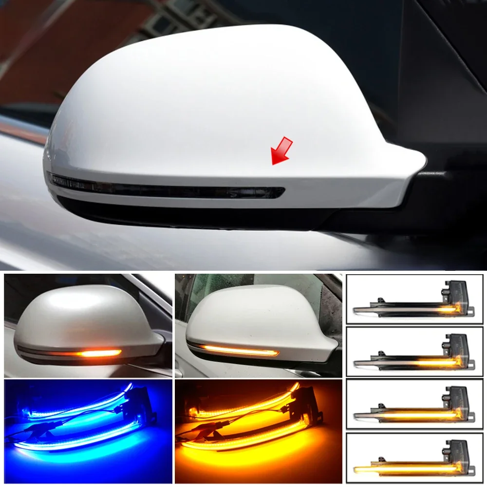Clignotant dynamique pour Audi A3 8P Bklift A4 A5 B8 Q3 horizon C6 4F Dock S4 S5 Dock A8 D3 8K S8