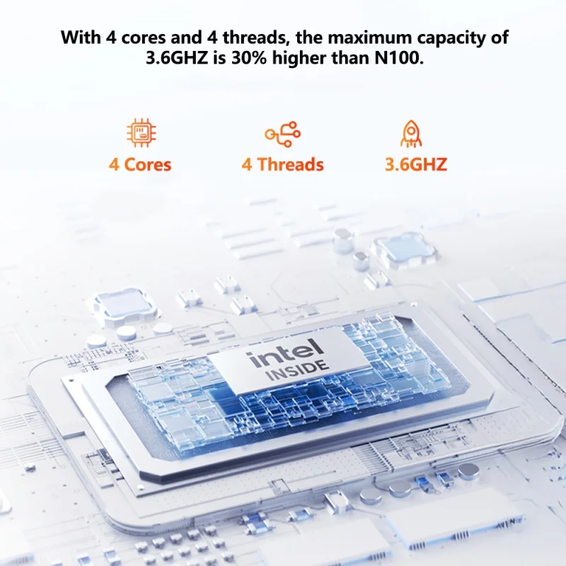 DIY Gaming Computer Mini PC AMD Inter N150 16 GB DDR4 1 TB SSD Windows 11 Wifi6 BT5.2 Tragbarer Gaming-Desktop-Computer Minipc