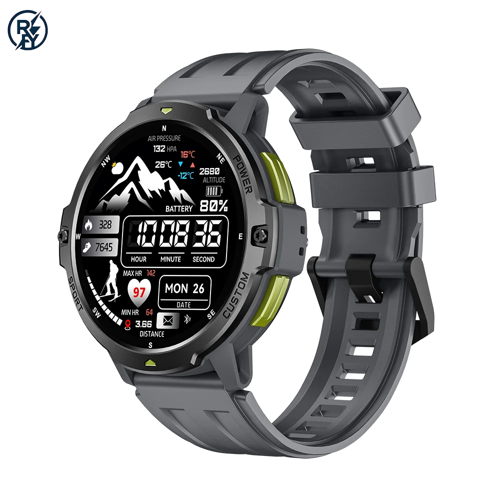 C31 Smartwatch, Sports GPS Watch, Heart Rate & Blood Oxygen Monitoring, Waterproof, Outdoor, All-Day Dynamic Heart Rate Data Wat